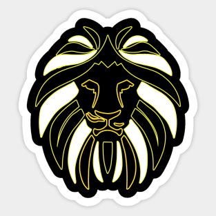 Don't Mess With The King Lion Sticker